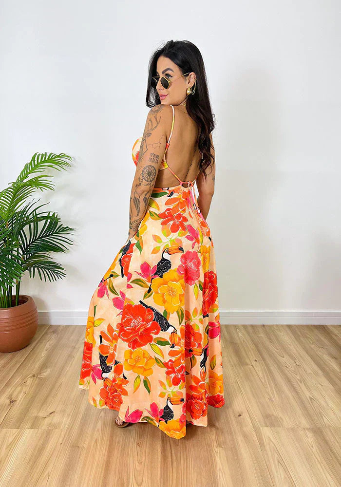 Vestido camila longo